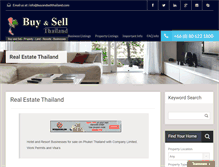 Tablet Screenshot of buyandsellthailand.com